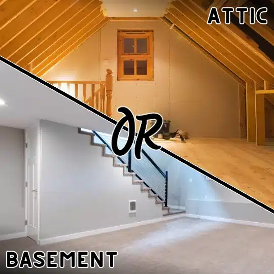 a collage of a house