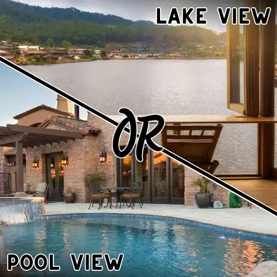 Pool View or Lake View